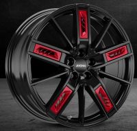 RONAL R67 Red Right                                                          JETBLACK                       8.0x19 / 5x108
