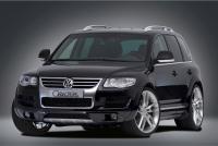 Caractere front spoiler for faceliftcars with foglights fits for VW Touareg
