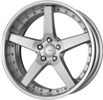 Work Wheels Gnosis GR203 silver Wheel 9.5x20 - 20 inch 5x108 bold circle